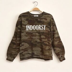 Sub_Urban Riot Camouflage Indoorsy Sweatshirt Size Small